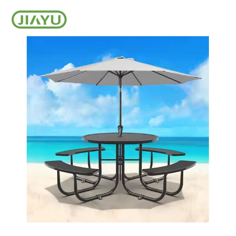 Picknicktafel van de commerciële stalen mesh