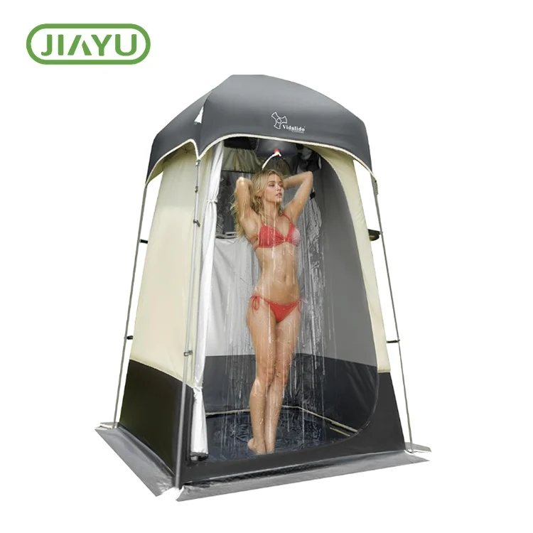 Buiten kamperendouche tent