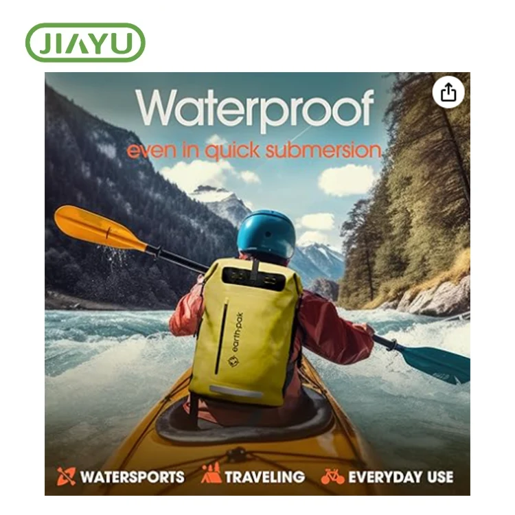 Waterdichte droge rugzak plugelzak